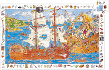 Load image into Gallery viewer, Djeco Observation Puzzle - Pirates - 100pcs