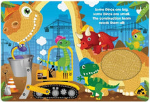 Load image into Gallery viewer, Touch and Feel Silicone Board Book - Dinosaur Constructors