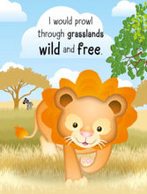 Load image into Gallery viewer, Touch and Feel Silicone Board Book - If I Where a Lion