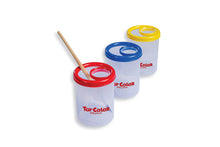 Load image into Gallery viewer, Round Brush Holder Assorted Colours: Yellow, Blue & Red