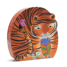Load image into Gallery viewer, The Tiger's Walk Silhouette Puzzle - Djeco - 24 pc