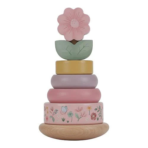 Little Dutch Wooden Rocking Ring Stacker - Fairy Garden