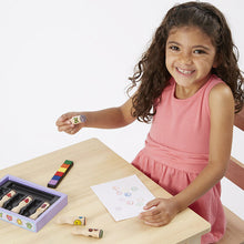 Load image into Gallery viewer, Wooden Handle Stamp Set- Melissa &amp; Doug
