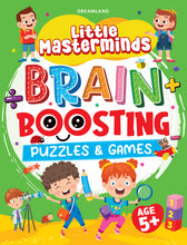Load image into Gallery viewer, Brain Boosting Puzzles &amp; Games Activity Book- Dreamland