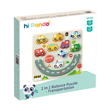 Load image into Gallery viewer, 2 In 1 Transport Wooden Balancing Game- Hi Pando