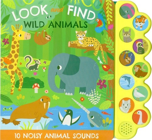 10 Sounds - Look and Find: WIld Animals