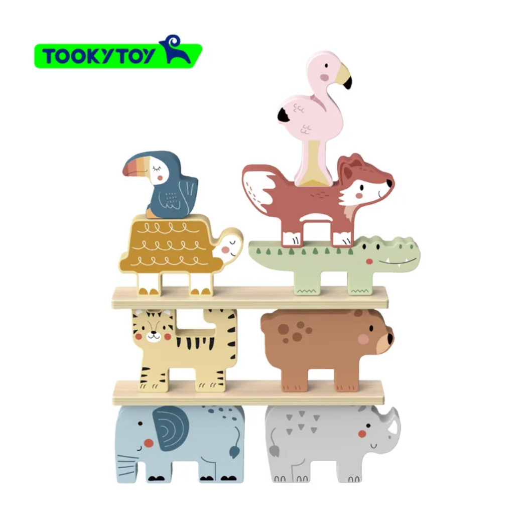 Wooden Stacking Animals - Tooky Toy