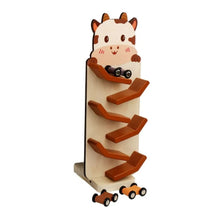 Load image into Gallery viewer, Animal Themed Wooden Racing Cars