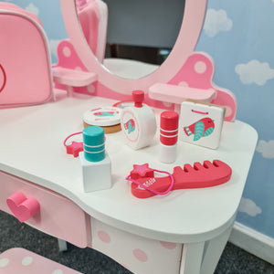 Wooden Dressing Table with Extra Accessories - Tooky Toy
