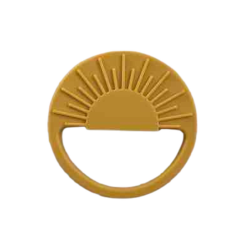 Silicone Sunshine Teether - Mustard - Tiger Lily