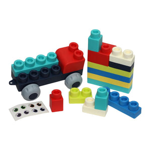 40Pc Soft Rubber Blocks