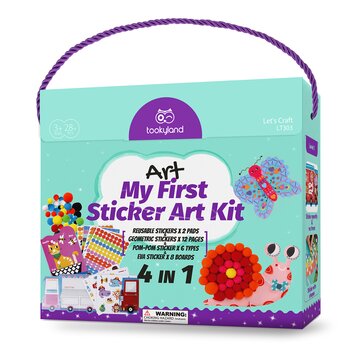 My First 4 In 1 Sticker Art Kit - Tookyland