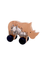 Load image into Gallery viewer, Grow Baby - Rhino Push Toy