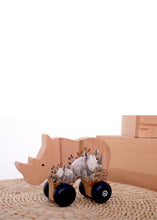 Load image into Gallery viewer, Grow Baby - Rhino Push Toy