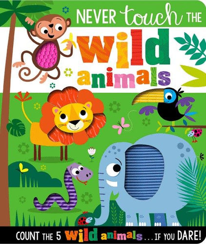 5 Faces Board Book - Never Touch the Wild Animals