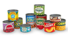 Load image into Gallery viewer, Play Food Cans - Melissa &amp; Doug