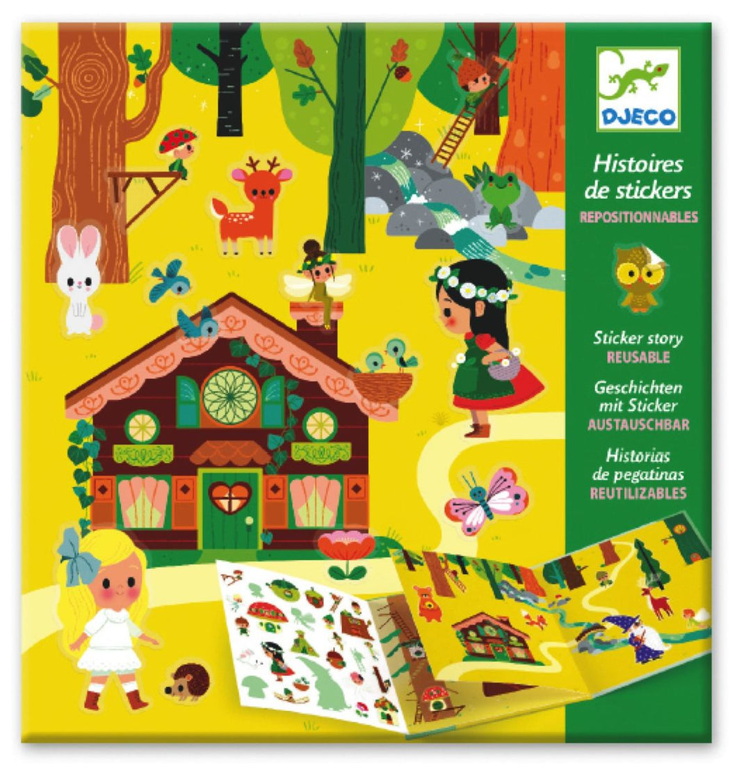 Djeco Sticker Stories - The Magical Forest