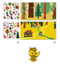 Load image into Gallery viewer, Djeco Sticker Stories - The Magical Forest