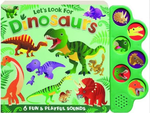 6 Sounds Book - Dinosaurs