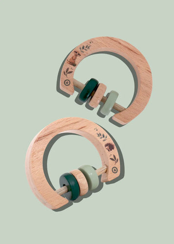Grow Baby - Wooden Rattle - On Safari