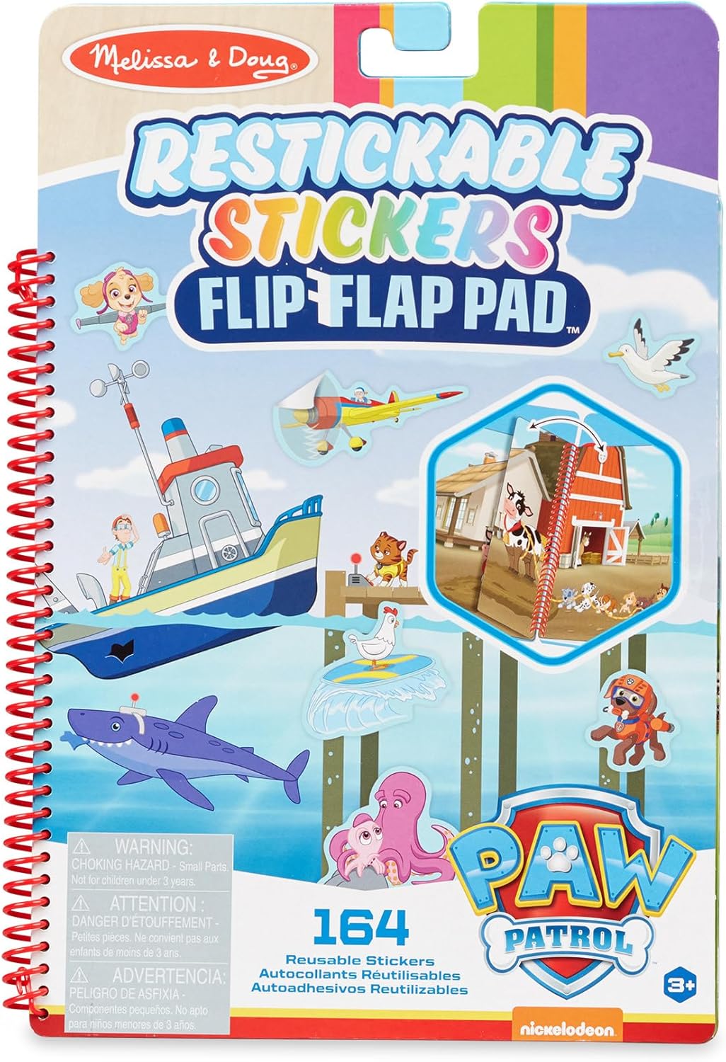 Melissa And Doug Paw Patrol Adventure Bay Restickable Stickers