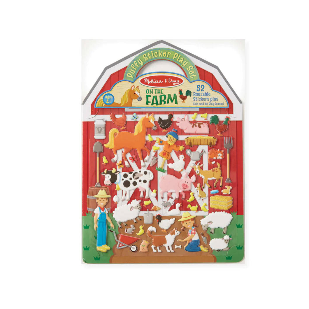 Melissa & Doug Puffy Sticker Set - Farm