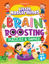 Load image into Gallery viewer, Brain Boosting Puzzles &amp; Games Activity Book- Dreamland