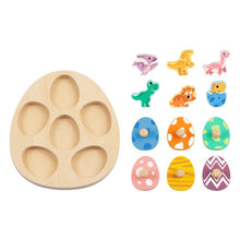 Load image into Gallery viewer, Multi-Layered Wooden Dinosaurs Puzzle- Hi Pando