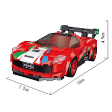 Load image into Gallery viewer, Racing Car Build 267Pcs- Cogo