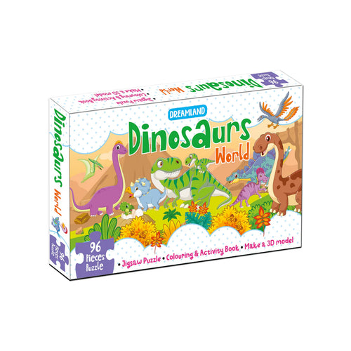 96pc Dinosaur Puzzle Kit