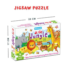Load image into Gallery viewer, 96pc Jungle Puzzle Kit