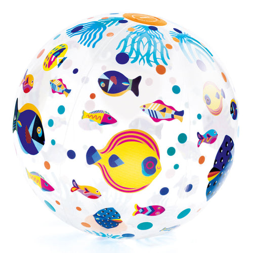 Djeco Inflatable Ball - Fishes