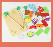 Load image into Gallery viewer, Fun Wooden Barbeque Set