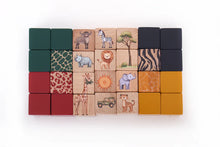 Load image into Gallery viewer, Grow Baby - Building Blocks - On Safari - 28 piece set