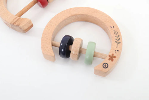 Grow Baby - Wooden Rattle - Little Greyton