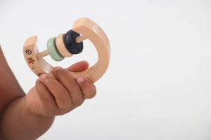 Grow Baby - Wooden Rattle - Little Greyton