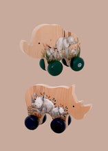 Load image into Gallery viewer, Grow Baby - Elephant Push Toy