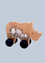 Load image into Gallery viewer, Grow Baby - Rhino Push Toy