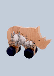 Grow Baby - Rhino Push Toy