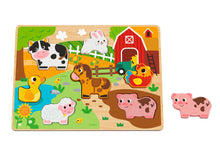 Load image into Gallery viewer, Stackable Chunky Farm Puzzle - hi Pando