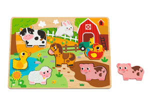 Stackable Chunky Farm Puzzle - hi Pando