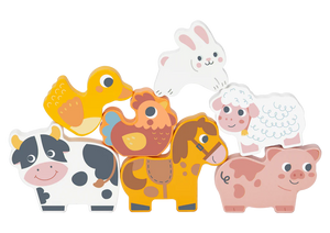 Stackable Chunky Farm Puzzle - hi Pando