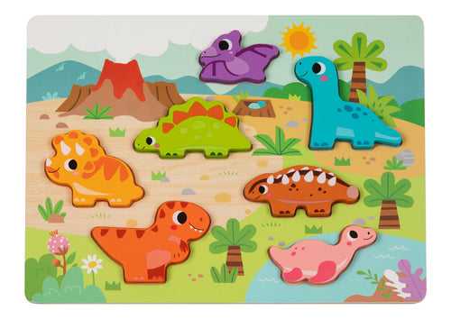 Stackable Chunky Dino Puzzle - hi Pando