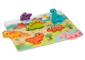 Stackable Chunky Dino Puzzle - hi Pando