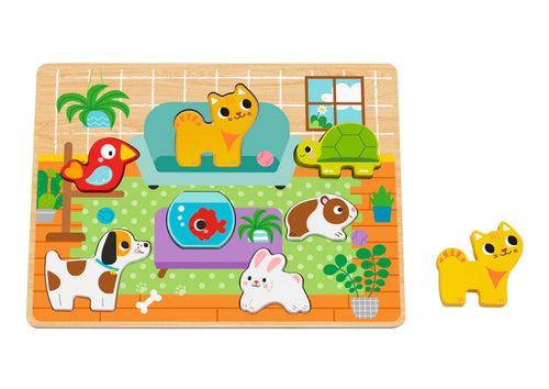 Chunky Stackable Pet Puzzle - hi Pando