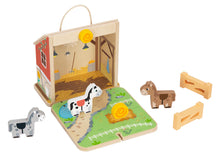 Load image into Gallery viewer, Foldable Wooden Horse Farm - hi Pando