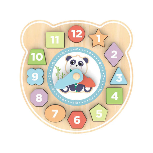 Wooden Clock Puzzle - hi Pando