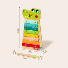 Load image into Gallery viewer, Wooden Xylophone - Tooky Toy - Crocodile