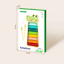 Load image into Gallery viewer, Wooden Xylophone - Tooky Toy - Crocodile