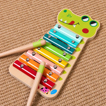 Load image into Gallery viewer, Wooden Xylophone - Tooky Toy - Crocodile